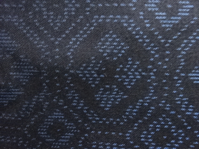 JAPANESE KIMONO / ANTIQUE KIMONO / SILK / DORO OSHIMA TSUMUGI / WOVEN FLORAL SHOKKOMON